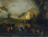 Watteau Antoine Hardships of War  - Hermitage
